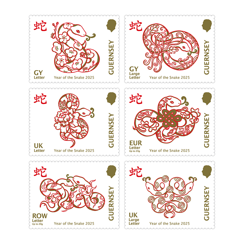 Set of 6 Stamps